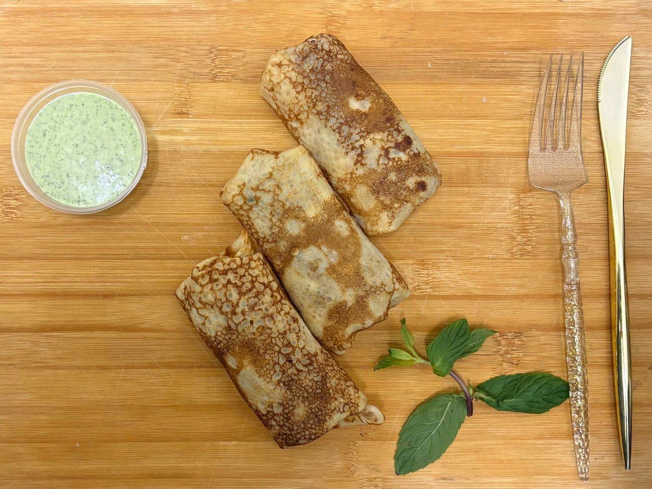 Говяжие блинчики с мясом